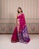MAGENTA PURE SILK SAREE