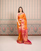 ORANGE PURE SILK SAREE
