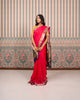 SCARLET RED PURE SILK SAREE